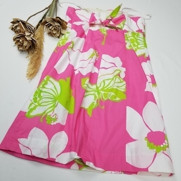 Lilly Pulitzer Franco Hotty Pink She's A Piston Size 2 Barbiecore Dress - Picture 6 of 8